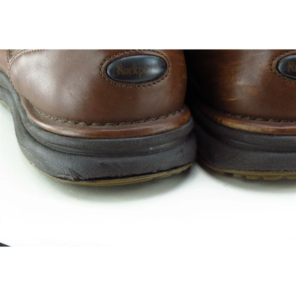 Rockport Shoes‎ Sz 10.5 M Brown Derby Oxfords Leather Men